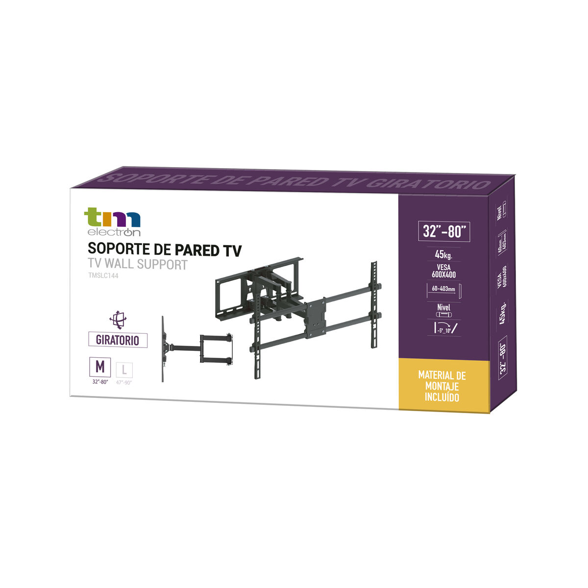 Soporte TV TM Electron 45 kg