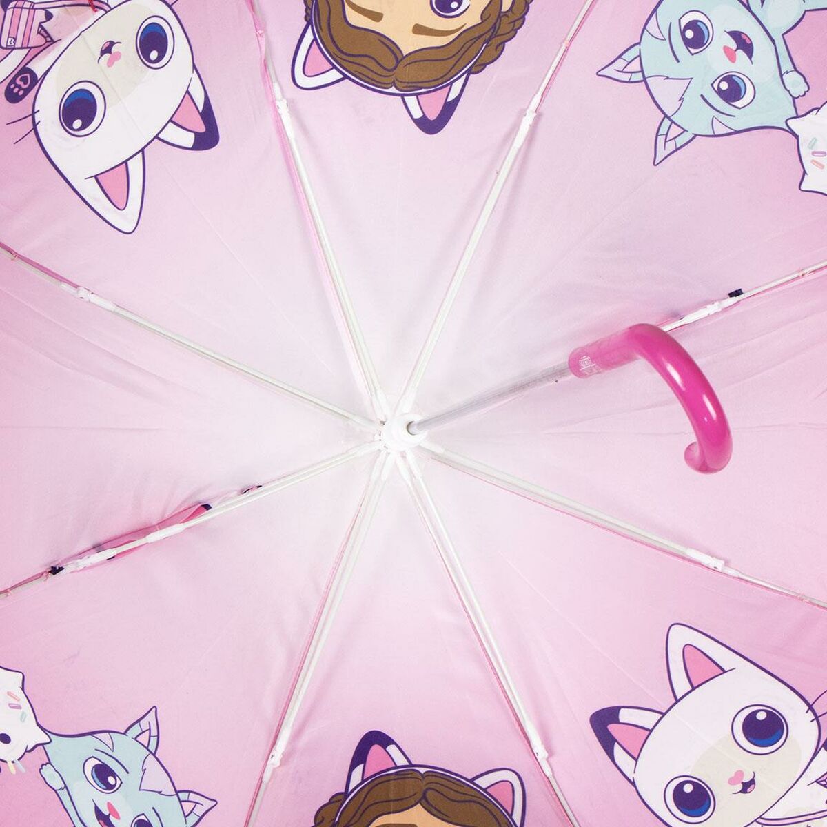 Paraguas Gabby's Dollhouse Fucsia