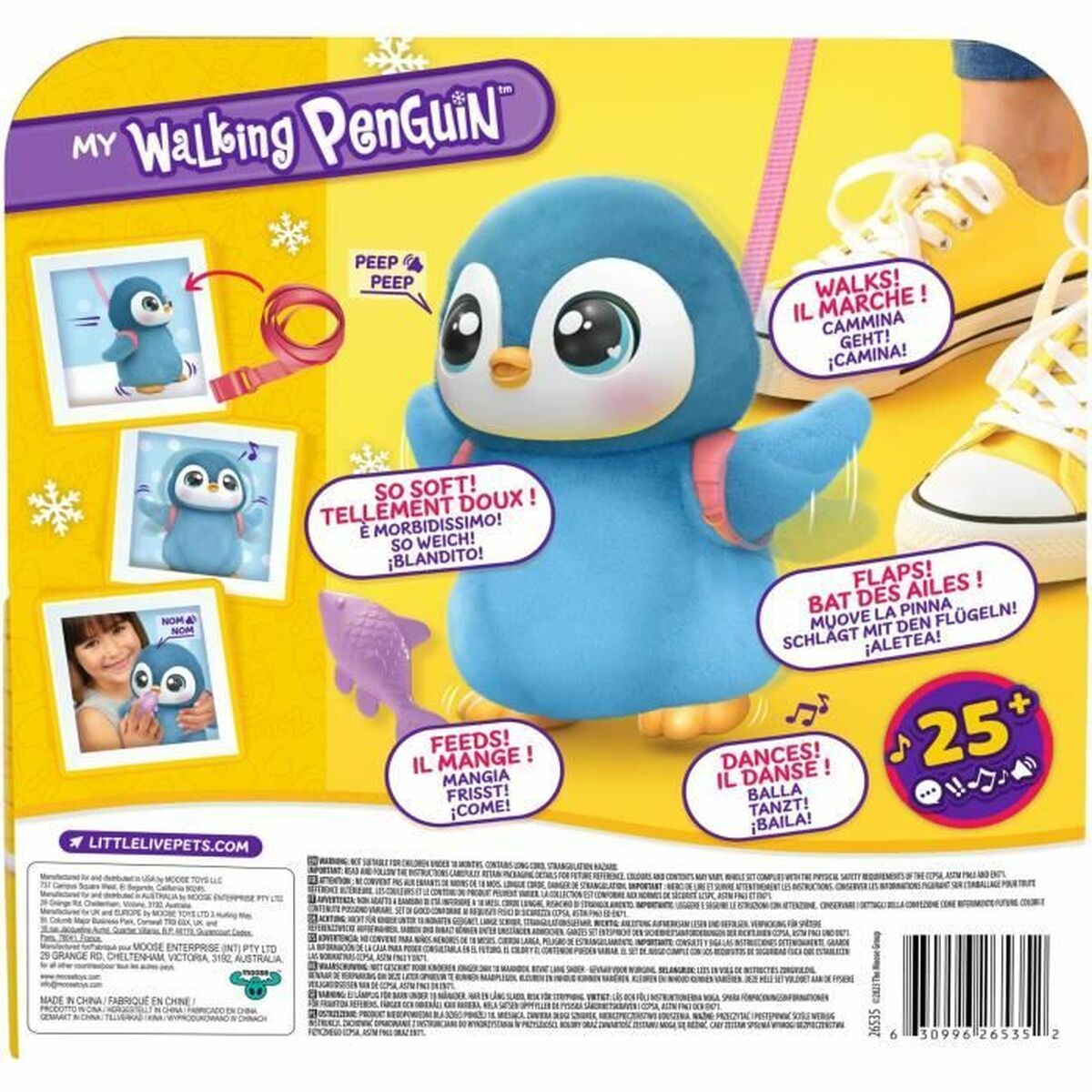 Muñeco Bebé Moose Toys My Little Penguin