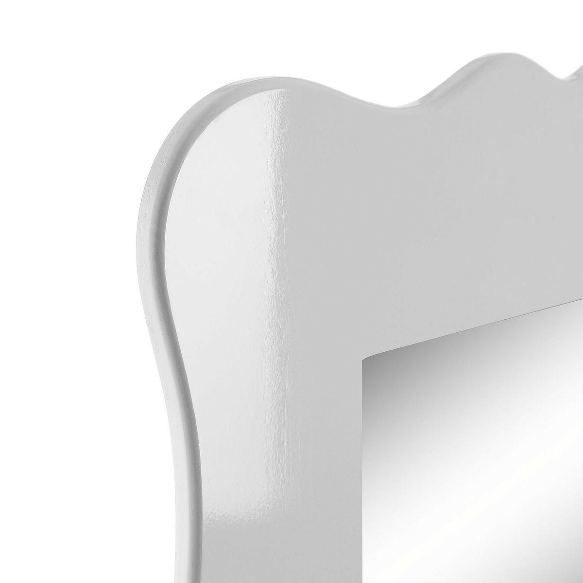 Espejo de pared Versa CAGLIARI Blanco Fusion 2 x 80 x 60 cm