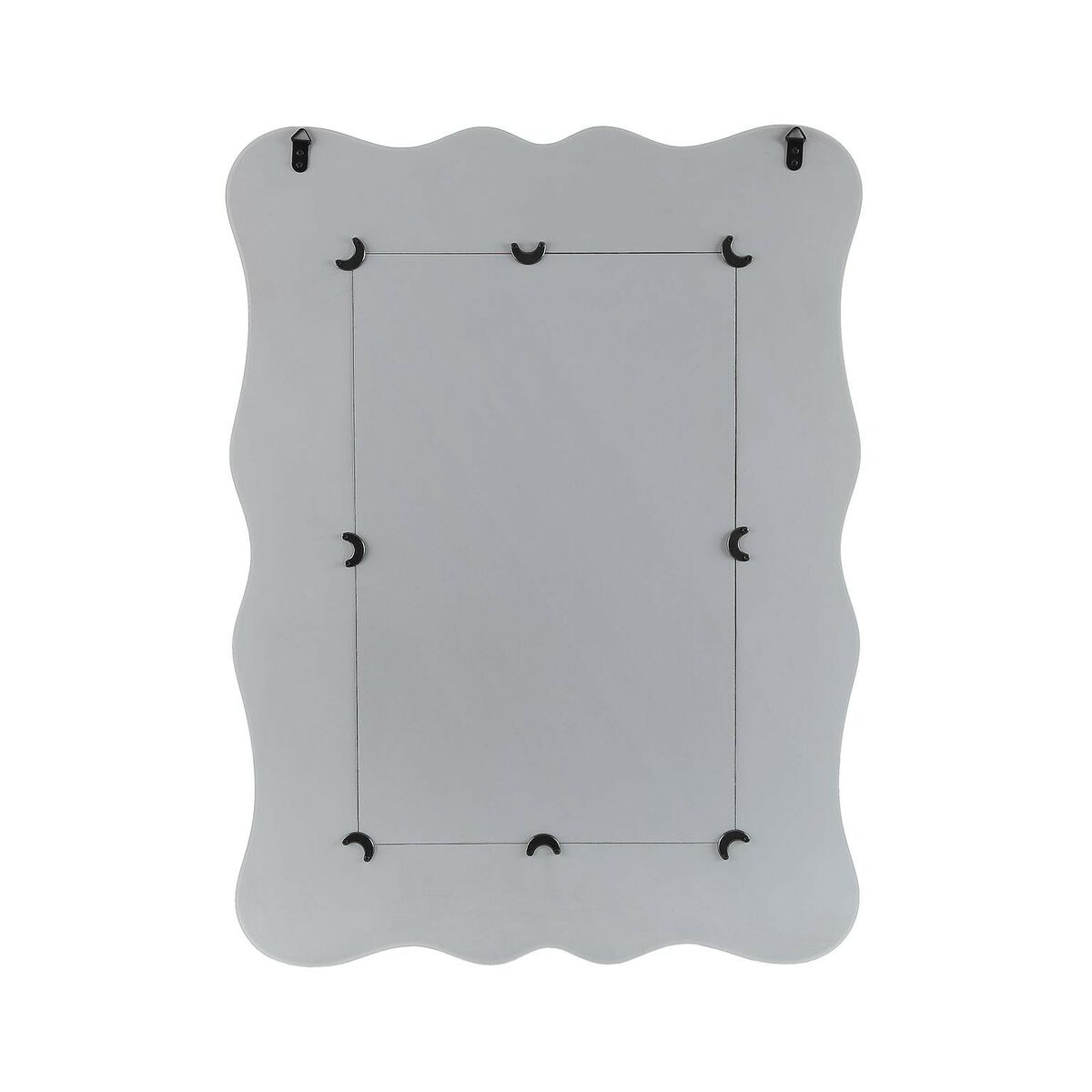 Espejo de pared Versa CAGLIARI Blanco Fusion 2 x 80 x 60 cm