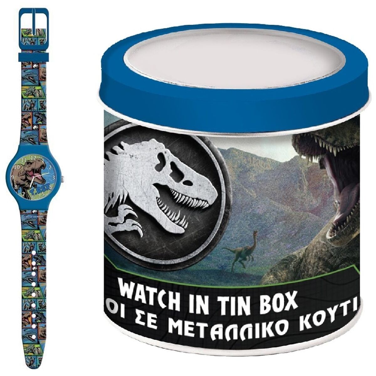 Reloj Infantil Jurassic Park 000570996 - TIN BOX (Ø 33 mm)