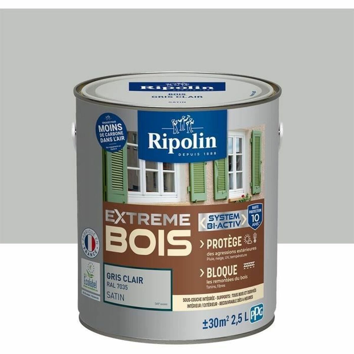 Pintura de Imprimación Ripolin Gris Satinado 2,5 L