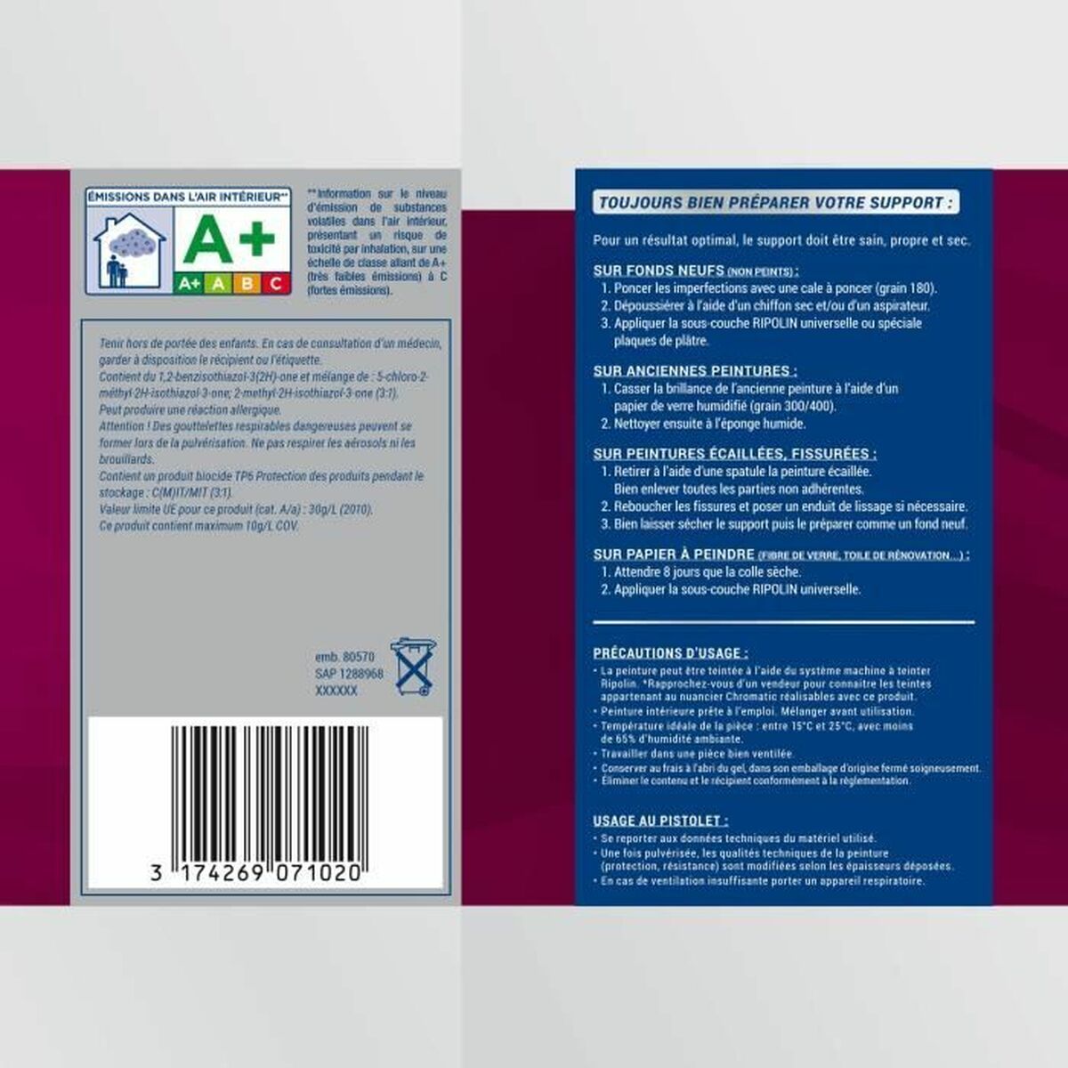 Pintura de Imprimación Ripolin Blanco 5 L Mate