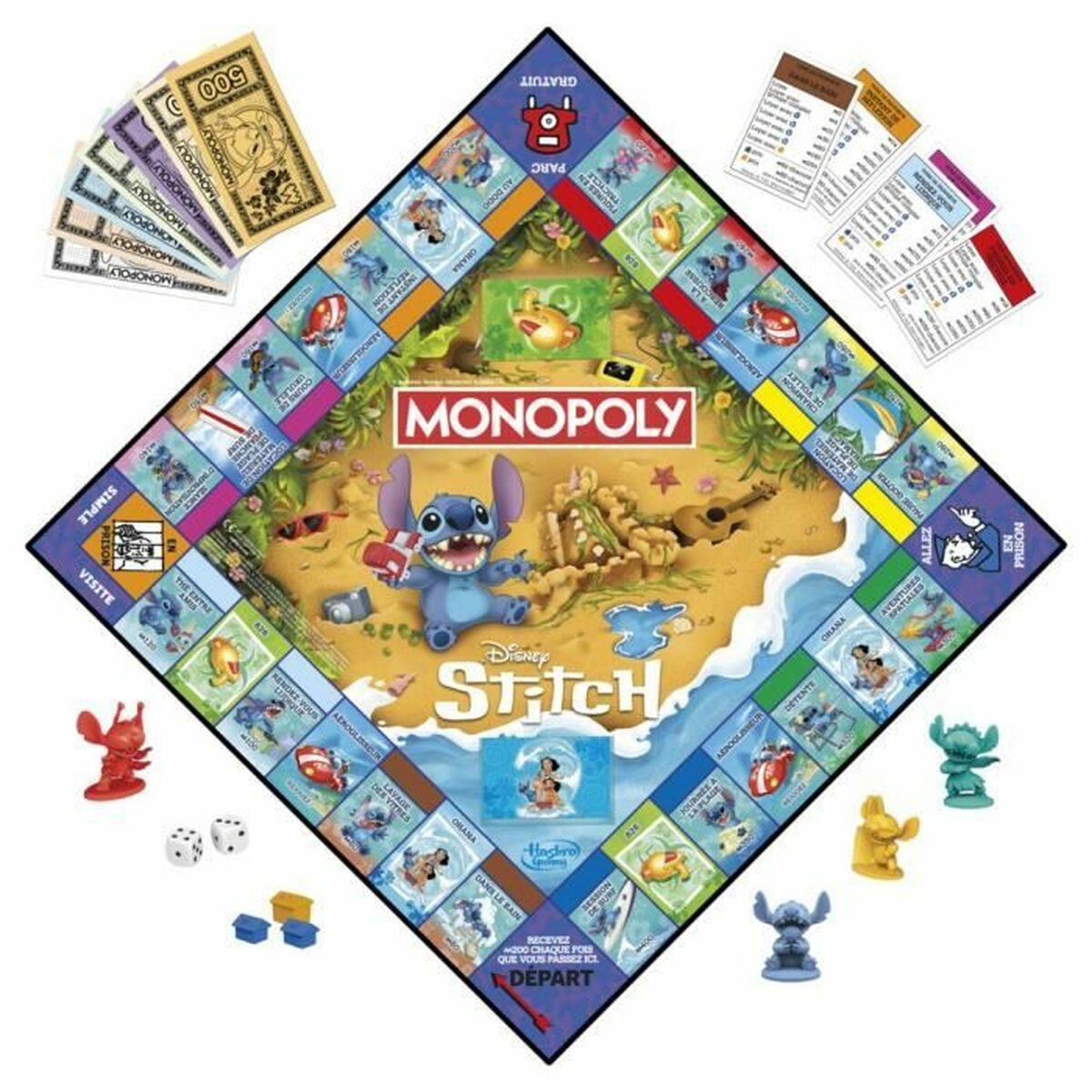 Juego de Mesa Monopoly Monopoly Stitch