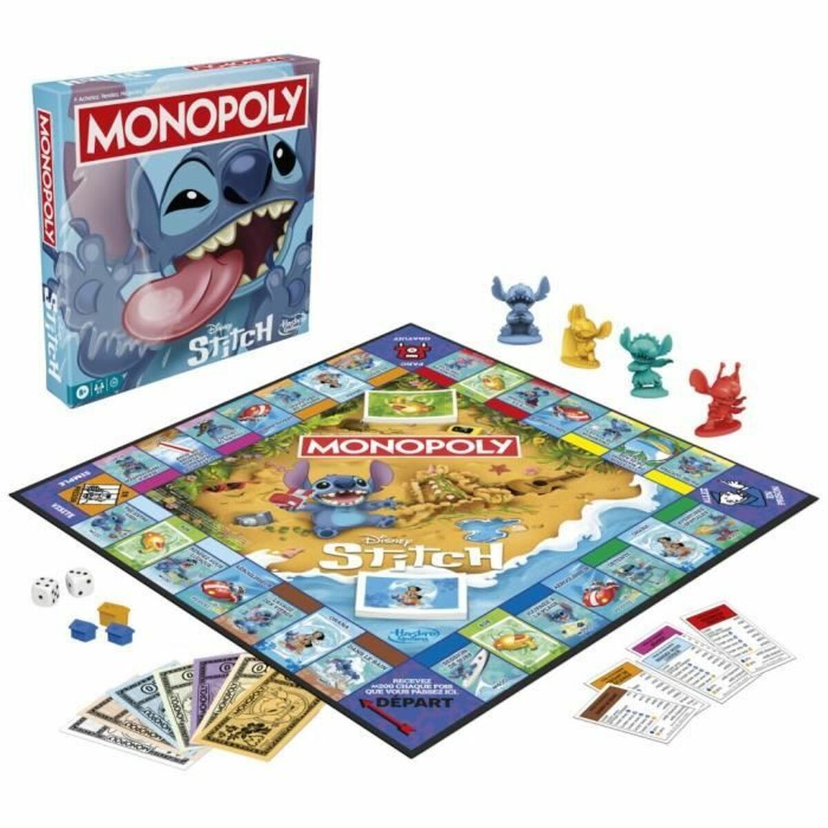 Juego de Mesa Monopoly Monopoly Stitch