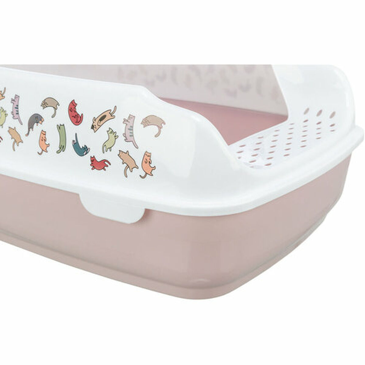 Arenero para Gatos Trixie Delio Blanco Lila Plástico 38 × 20 × 50 cm