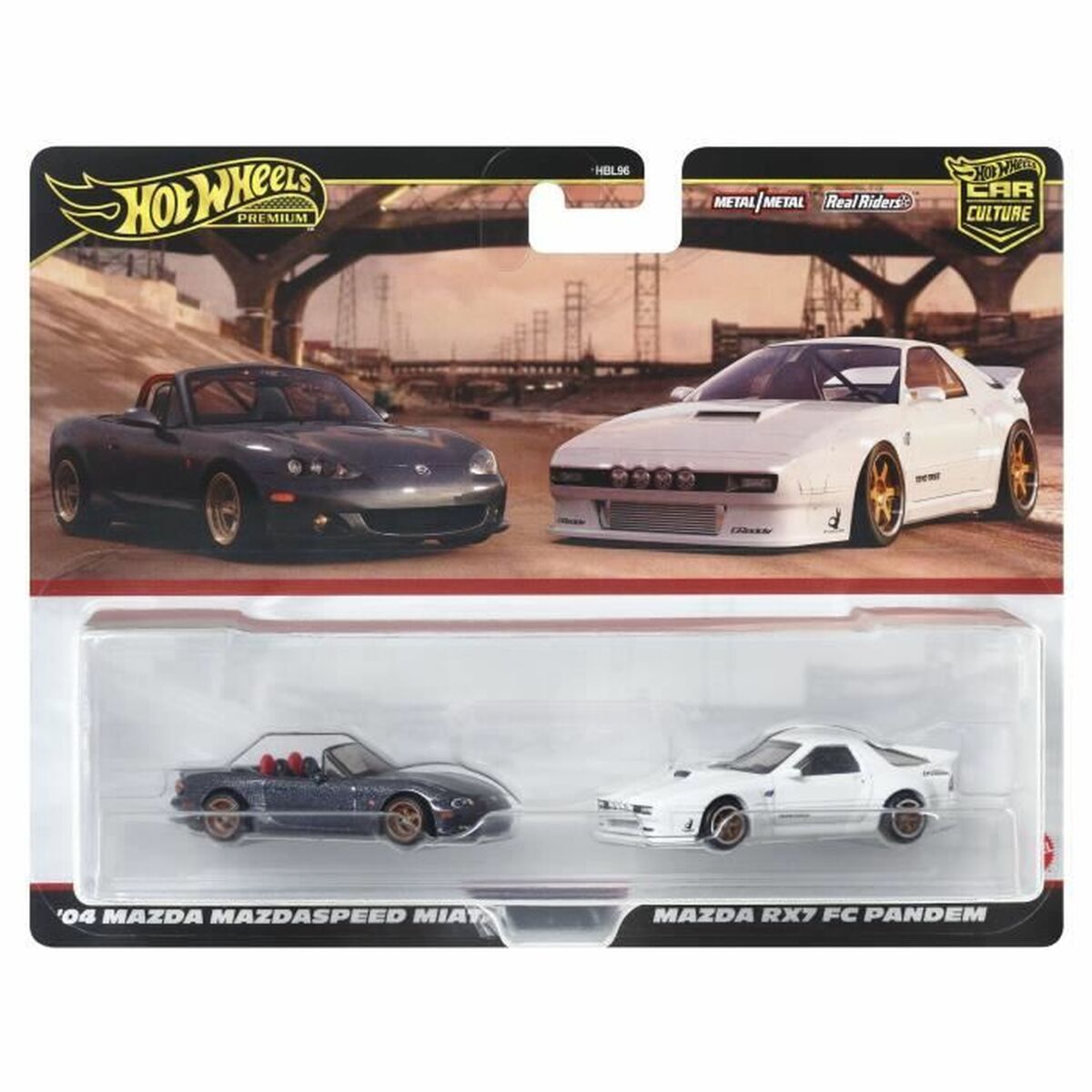 Coche de carreras Hot Wheels HBL96