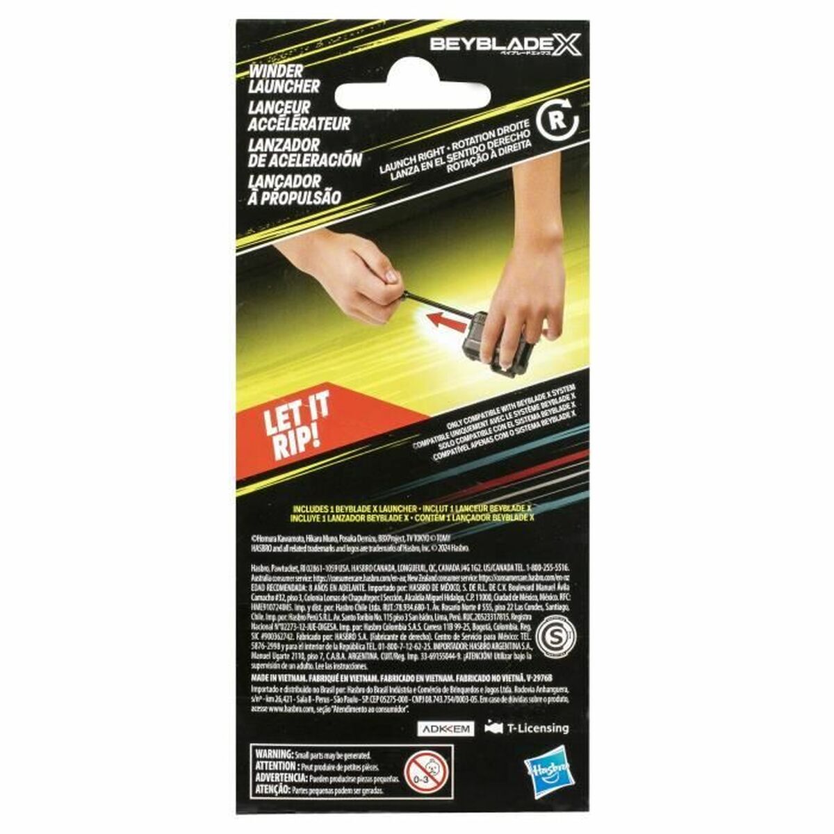 Figura Articulada Hasbro Lanzador oficial Beyblade X Winder