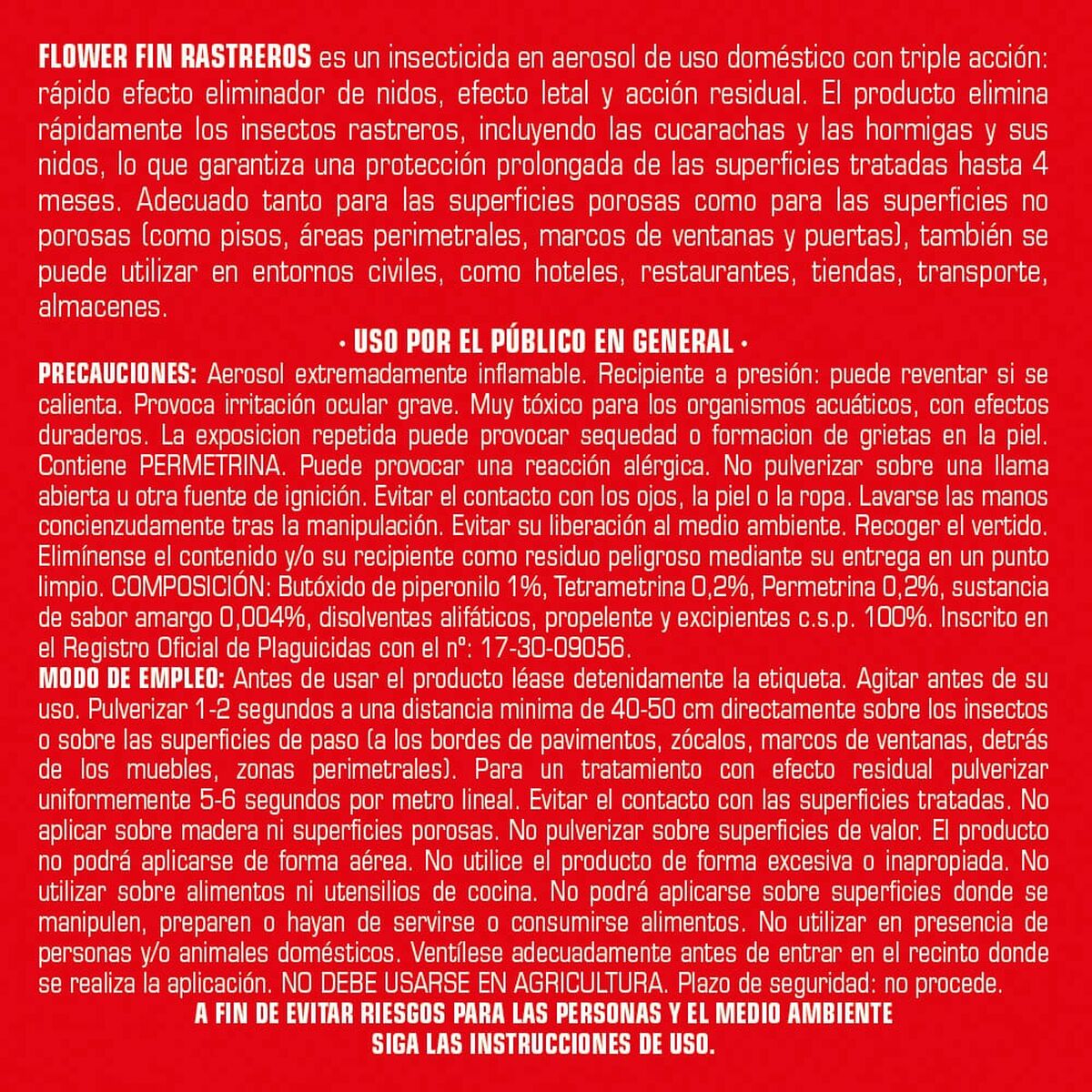 Insecticida Flower 500 ml