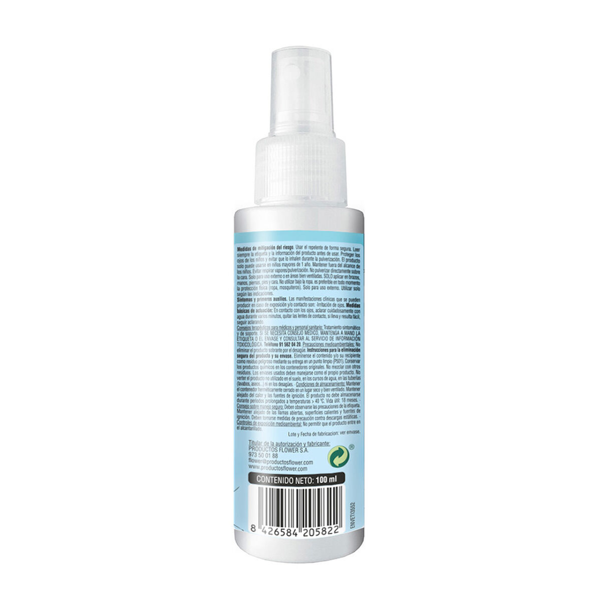 Repelente de Mosquitos en Spray Flower 100 ml Incoloro