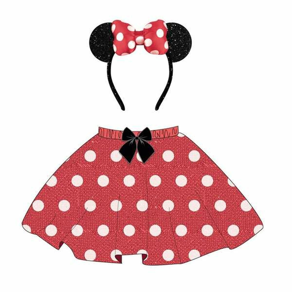 Diadema Minnie Mouse Rojo
