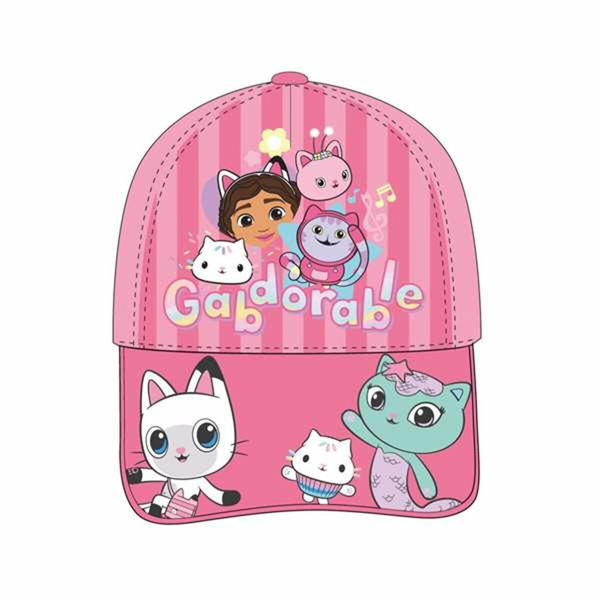 Gorra Infantil Gabby's Dollhouse Rosa