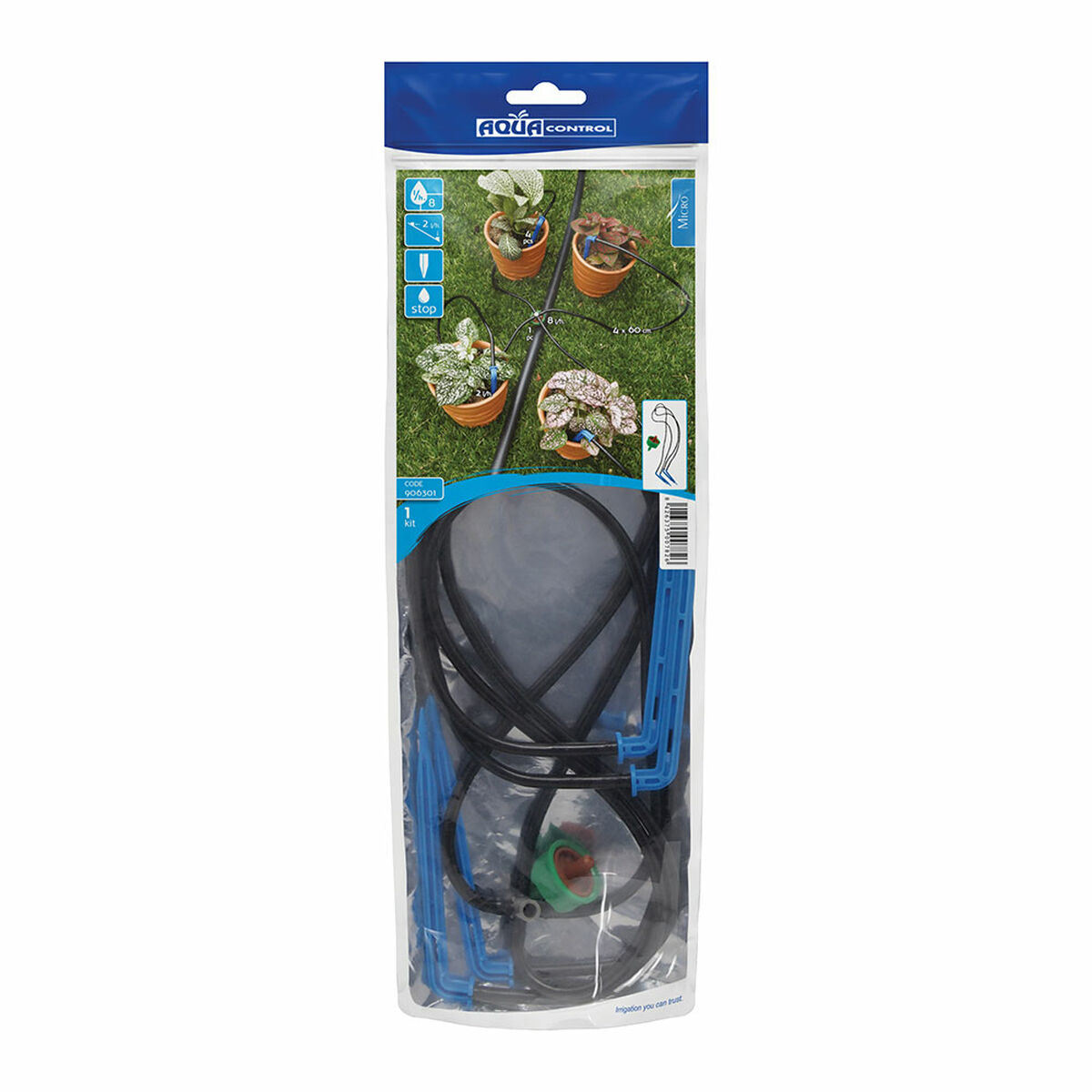 Regadera Aqua Control Polipropileno