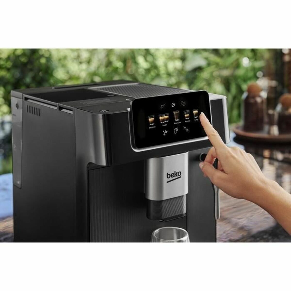 Cafetera Superautomática BEKO CEG7302B Negro