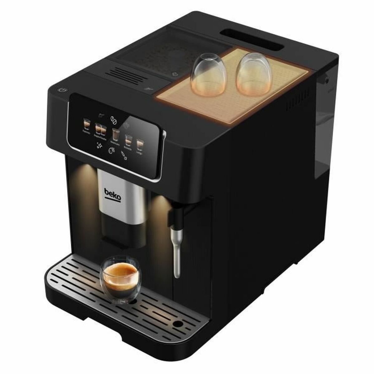 Cafetera Superautomática BEKO CEG7302B Negro