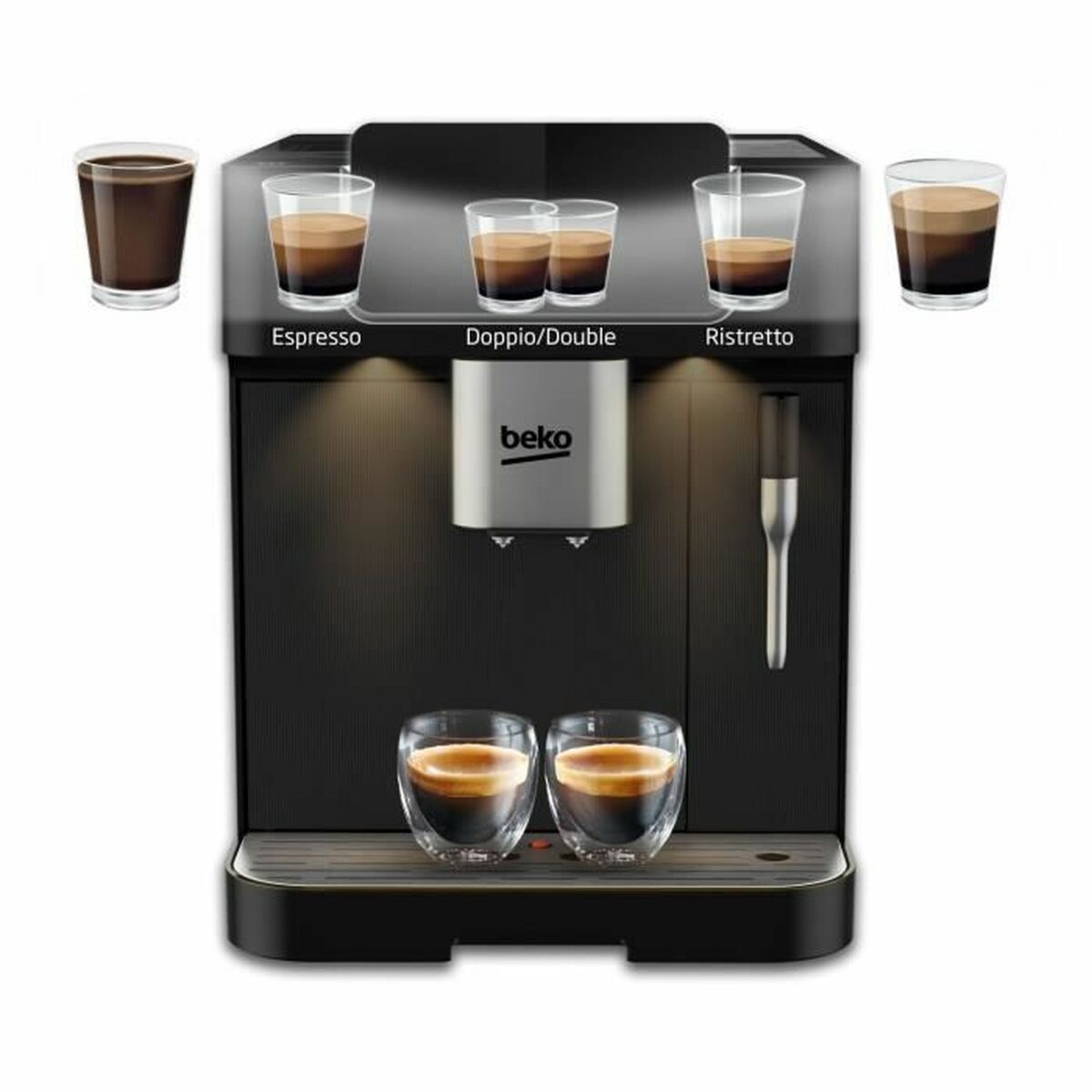Cafetera Superautomática BEKO CEG7302B Negro