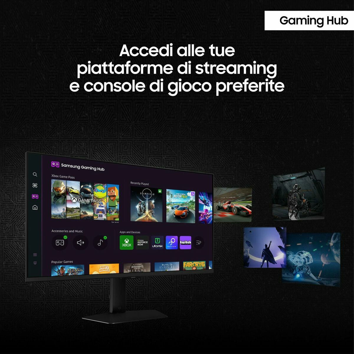 Monitor Gaming Samsung S27DG702EU 27" 4K Ultra HD