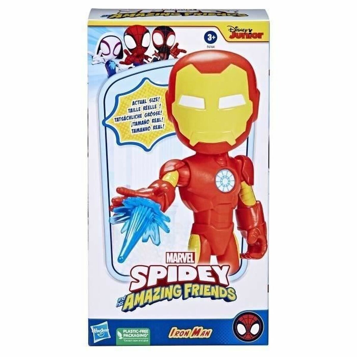 Figura Articulada Hasbro Figura Spidey Iron Man 22 cm