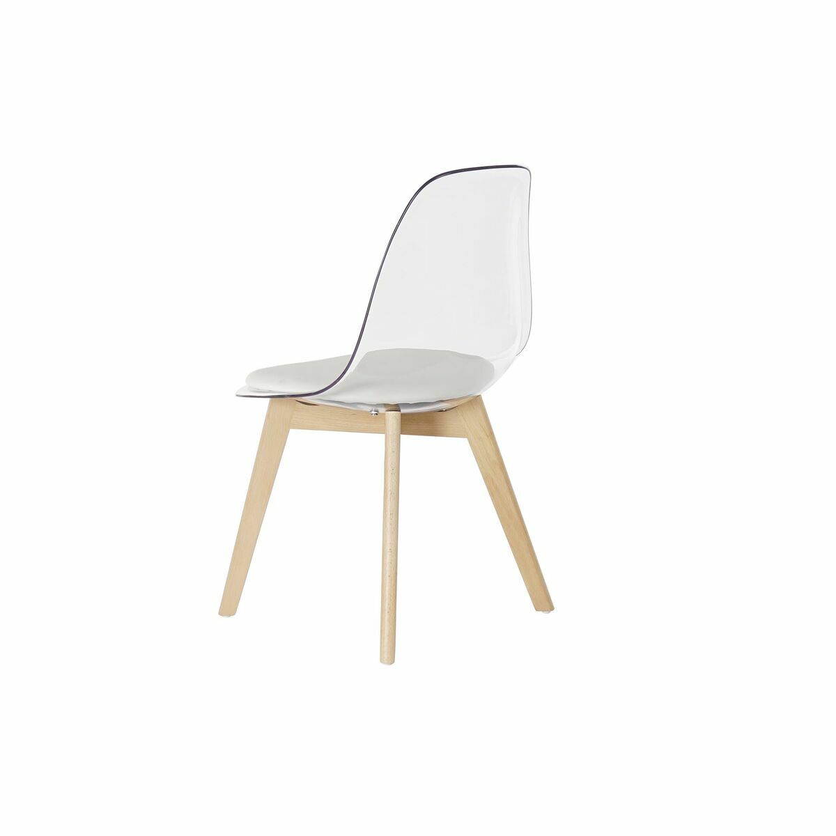 Silla de Comedor DKD Home Decor Blanco Madera Policarbonato (Reacondicionado A)