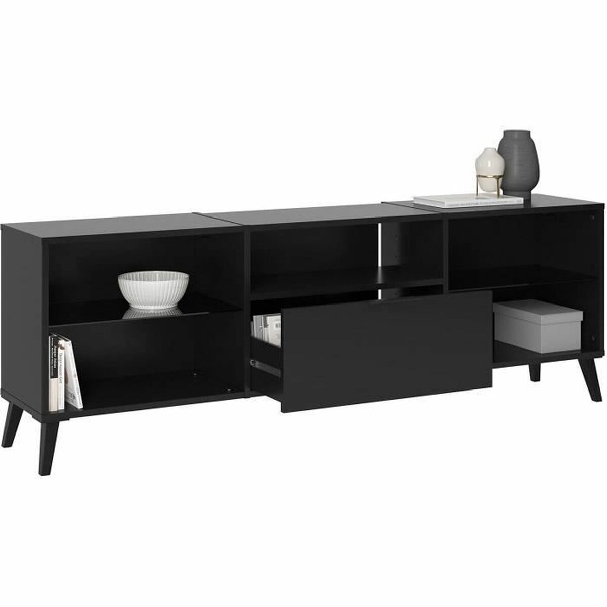 Mueble de TV Negro