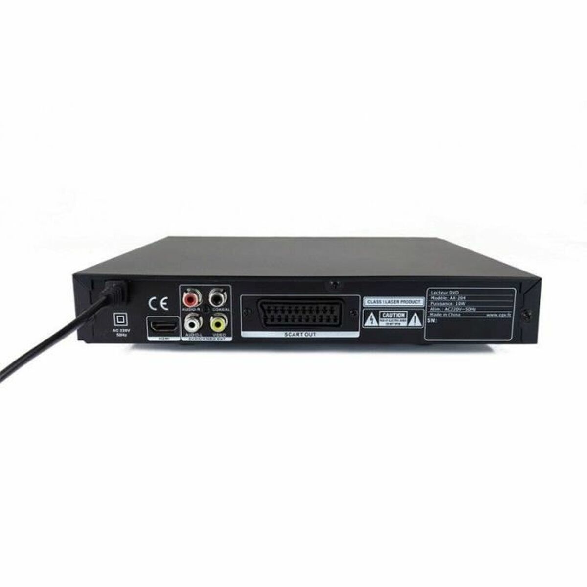 Reproductor de DVD CGV AX 204