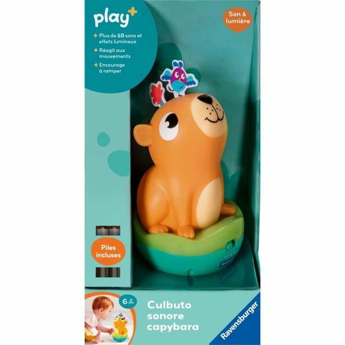 Juguete de bebé Ravensburger Capybara Sound Tumbler
