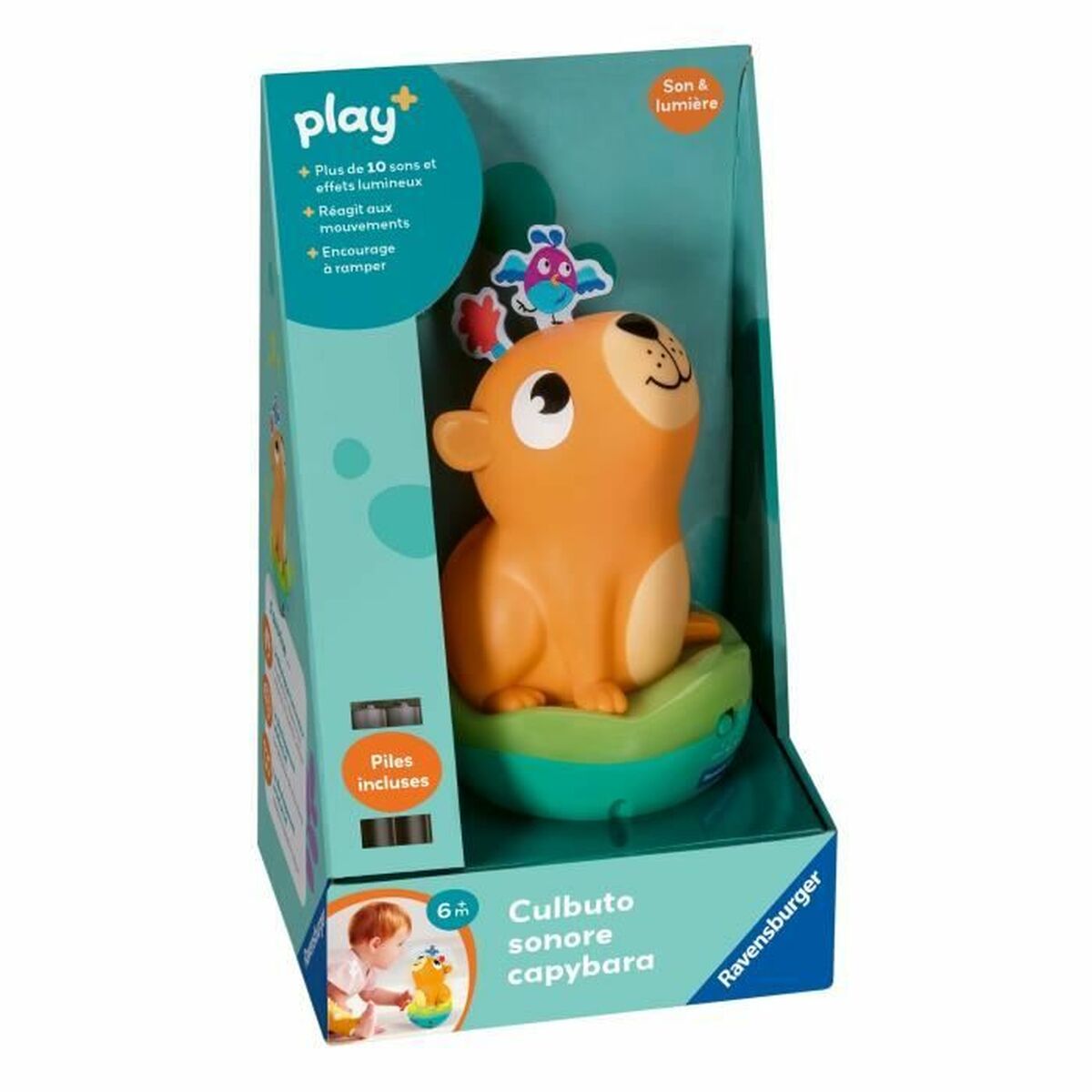 Juguete de bebé Ravensburger Capybara Sound Tumbler