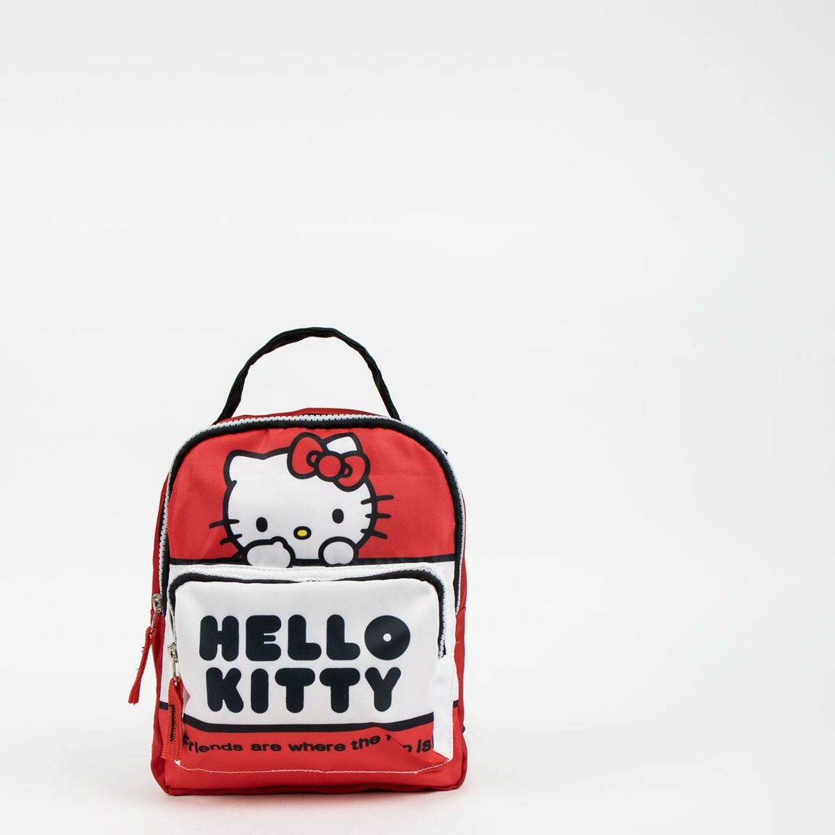 Mochila Escolar Hello Kitty Rojo 19,0 x 23,0 x 8,0 cm