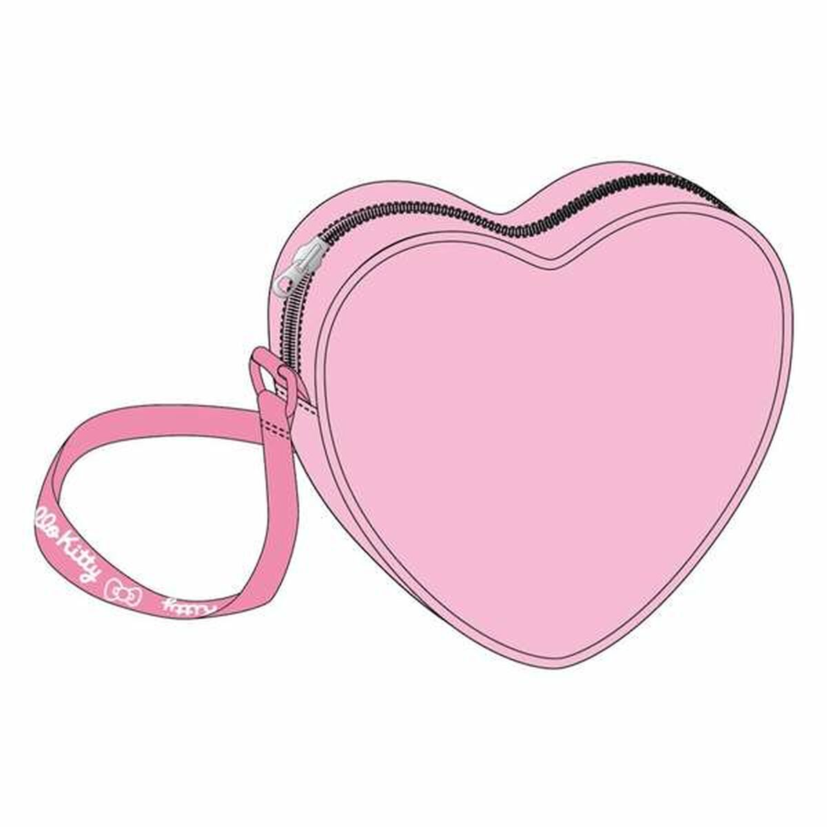 Bolso Bandolera Hello Kitty Rosa 15,0 x 14,0 x 4,0 cm