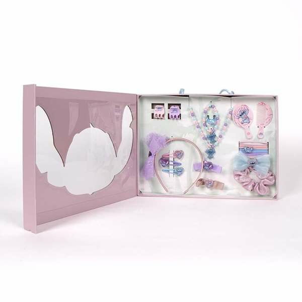 Accesorios para el Pelo Stitch Rosa 24 Piezas