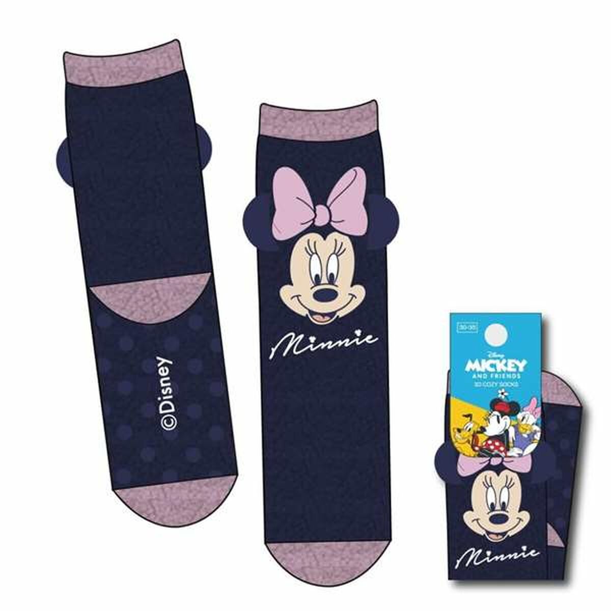 Calcetines Minnie Mouse Azul oscuro 36-41