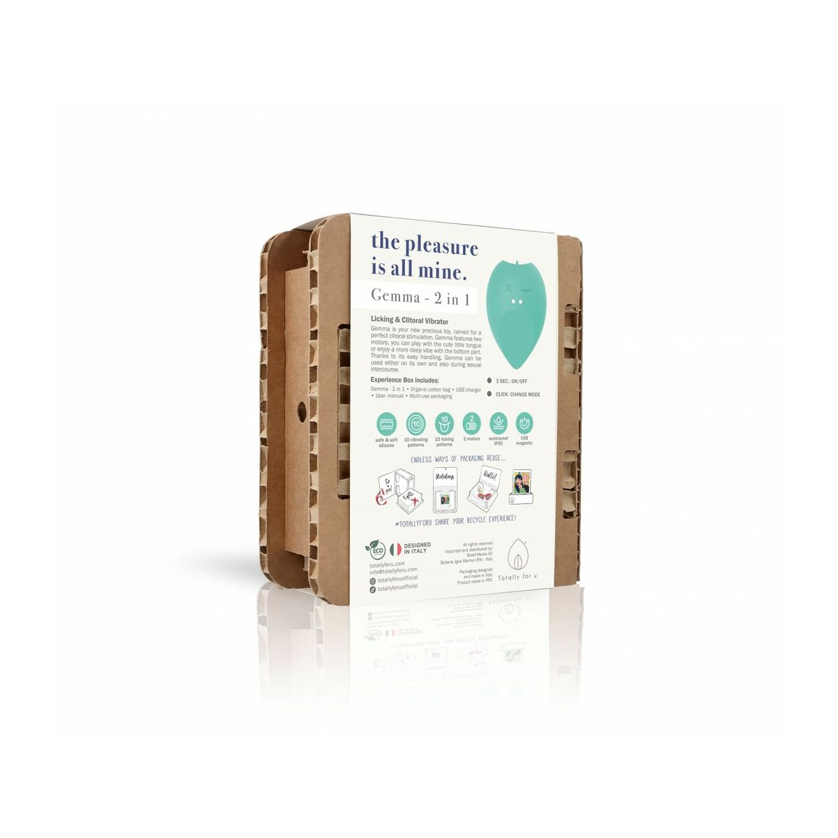 Bala Vibradora Totally For U Rosa