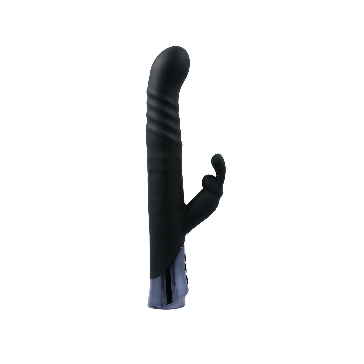 Vibrador Doble Estimulación Virgite Plateado