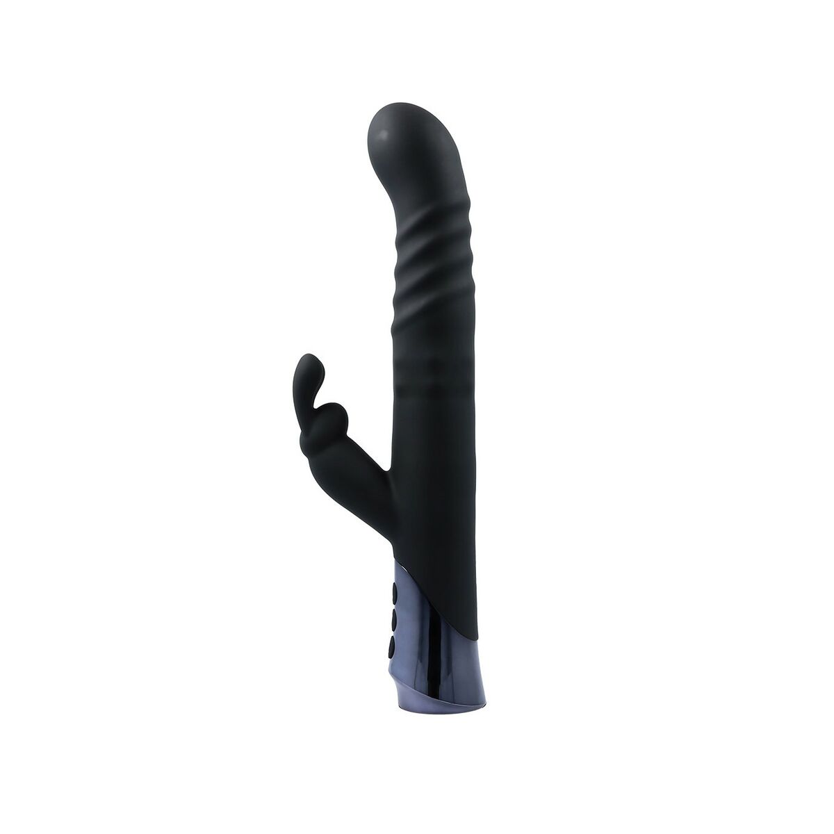 Vibrador Doble Estimulación Virgite Plateado