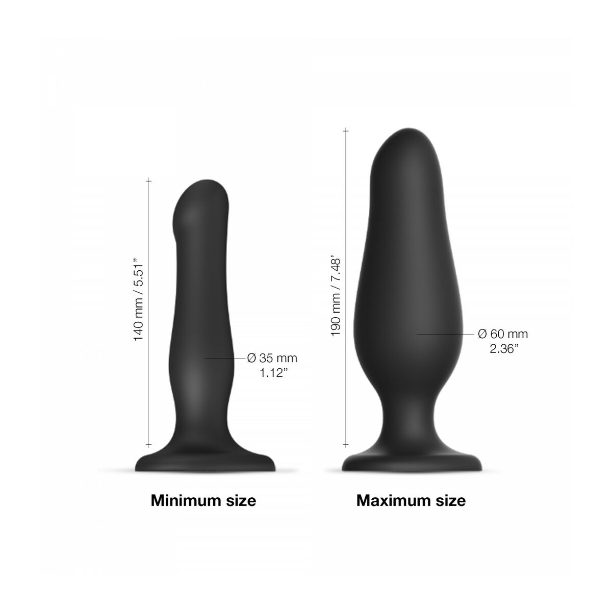 Plug Anal Strap-on-me 6017500 Negro