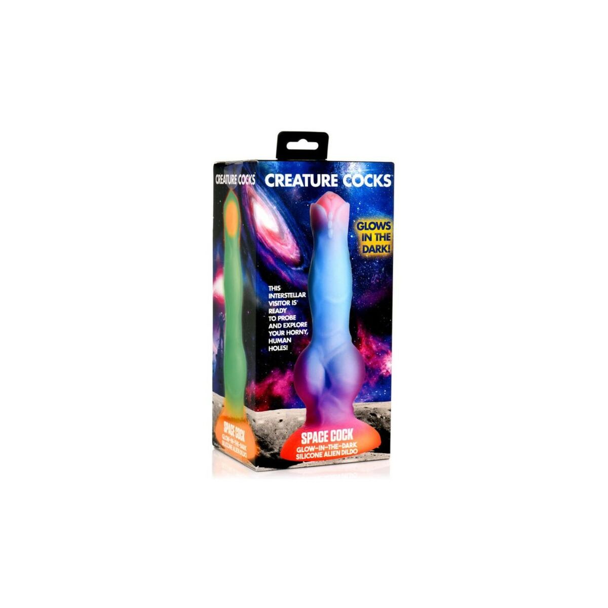 Dildo XR Azul Naranja Púrpura Ø 6,3 cm Ø 3,8 cm