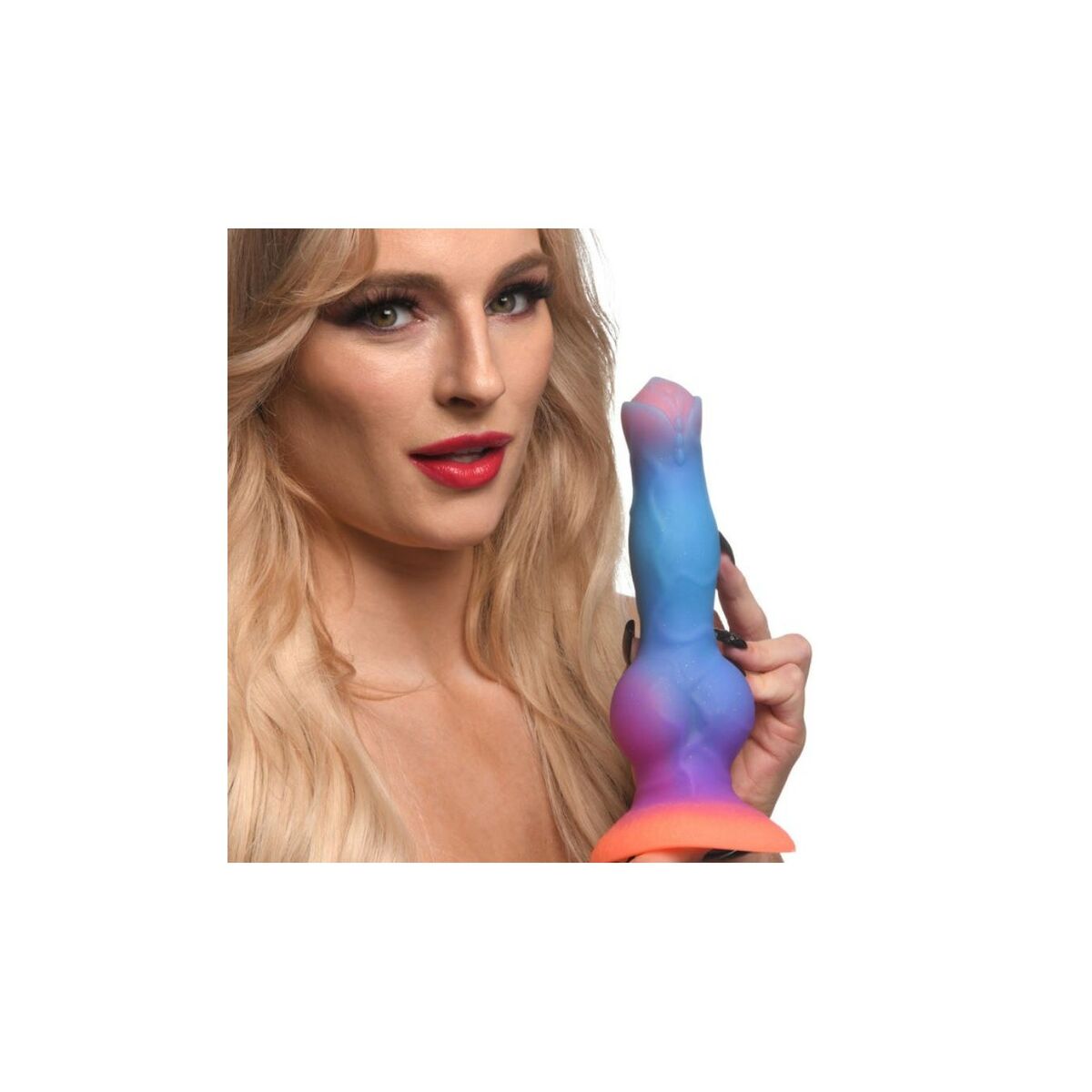 Dildo XR Azul Naranja Púrpura Ø 6,3 cm Ø 3,8 cm
