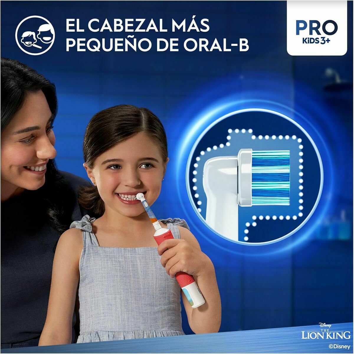 Cepillo de Dientes Eléctrico Oral-B Rey Leon Rojo Multicolor