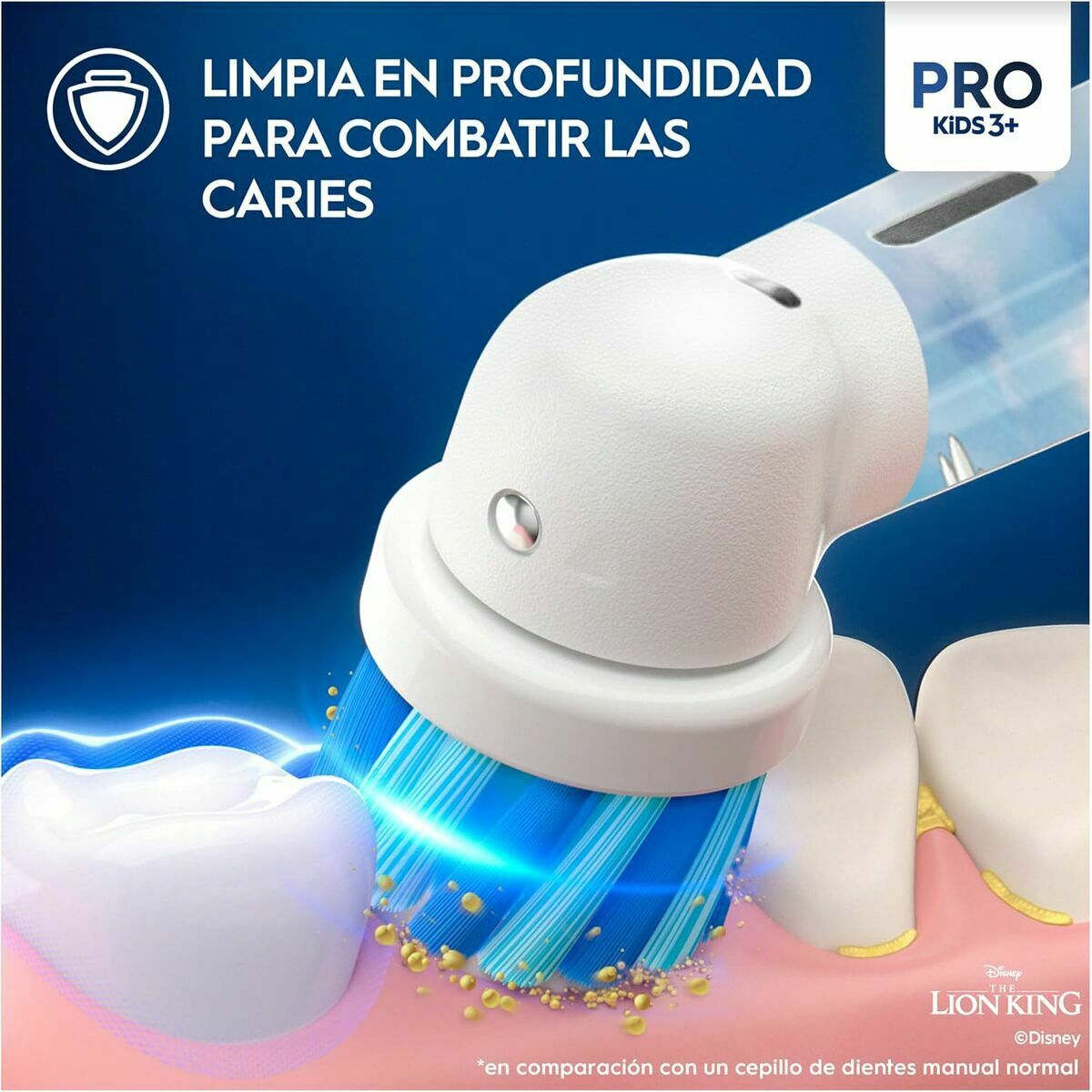 Cepillo de Dientes Eléctrico Oral-B Rey Leon Rojo Multicolor