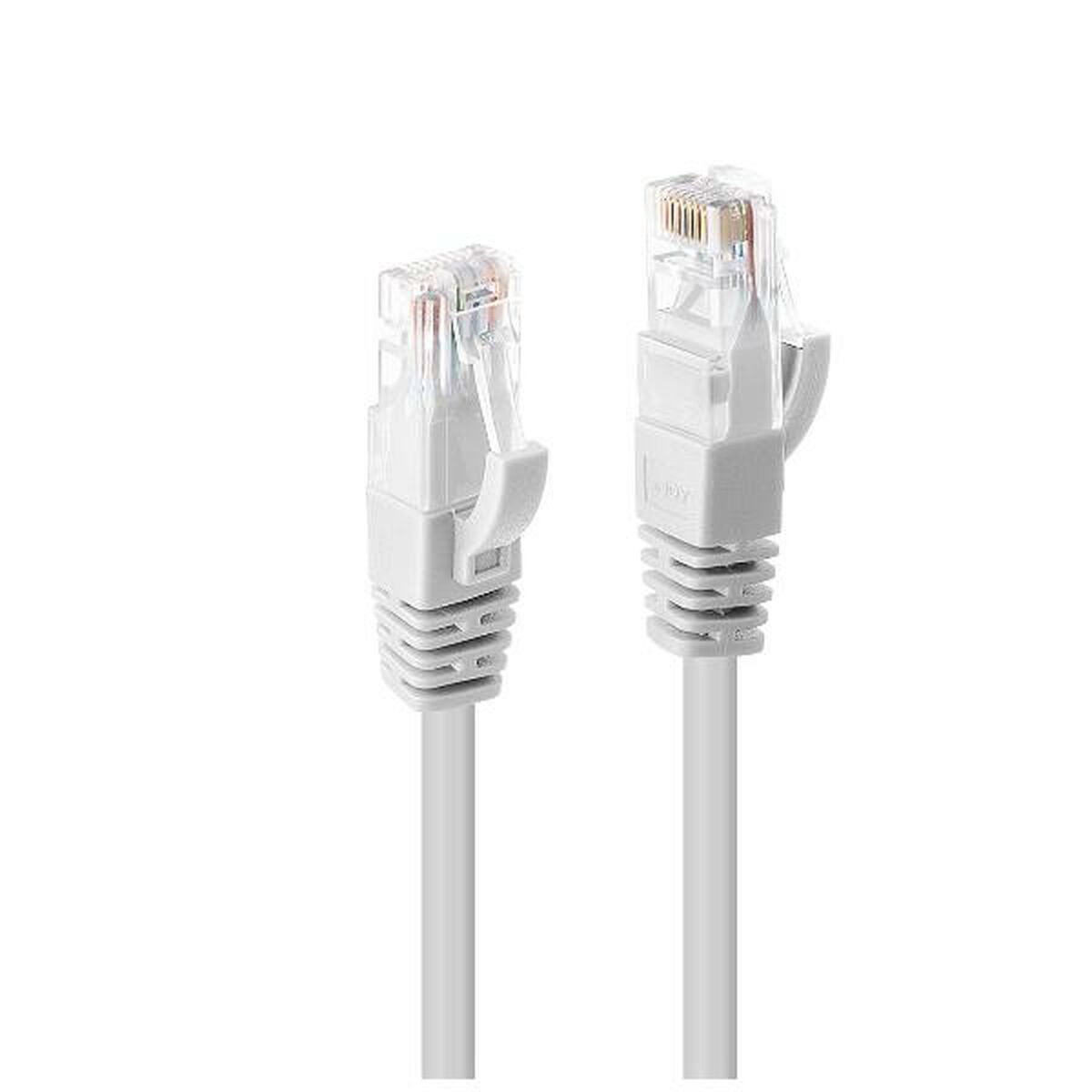 Cable de Red Rígido UTP Categoría 6 LINDY 48097 Blanco 10 m 1 unidad