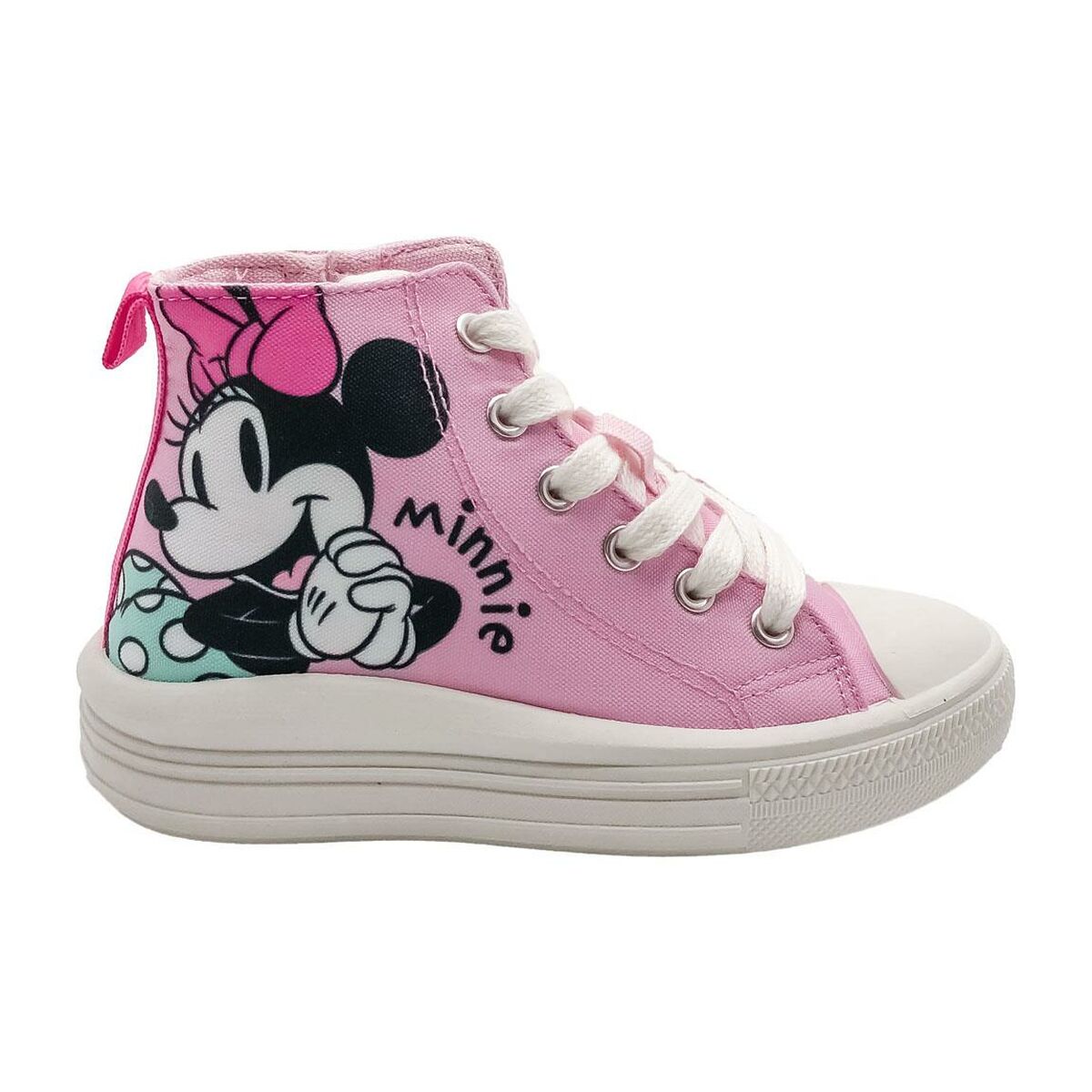 Botas Casual Infantiles Minnie Mouse Rosa