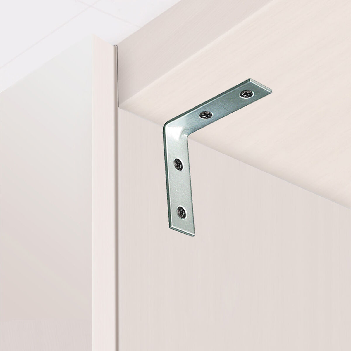 Escuadra de ángulo EDM 86087 an02 Acero 100 x 100 x 15 mm 4 Unidades