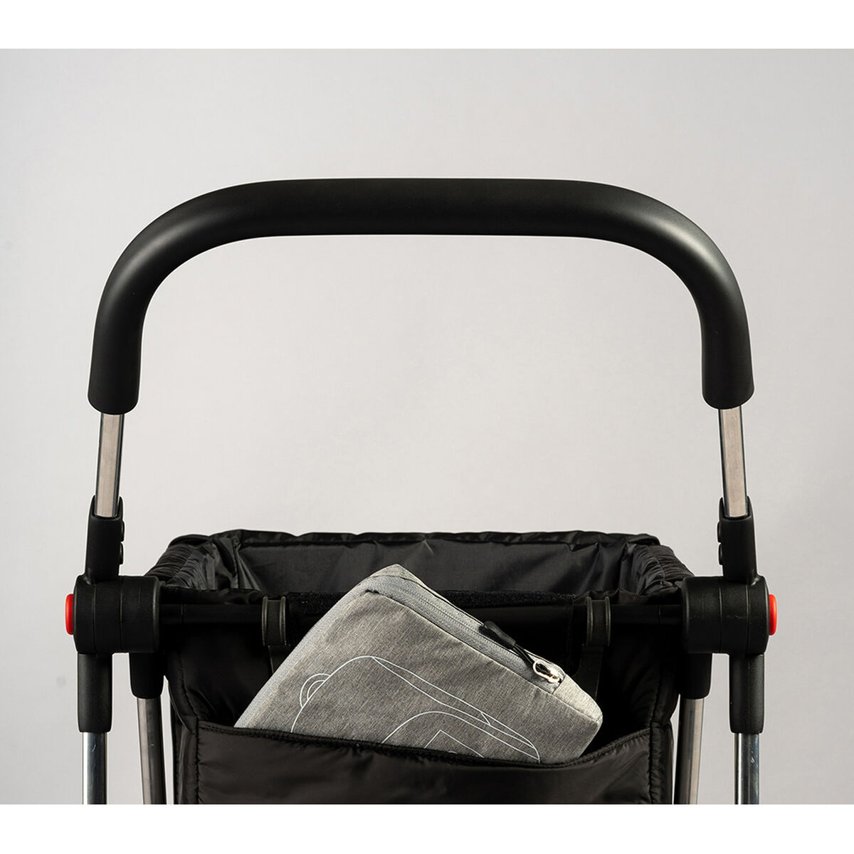 Carro de Compra Rolser basket mf 4b Negro 50 L