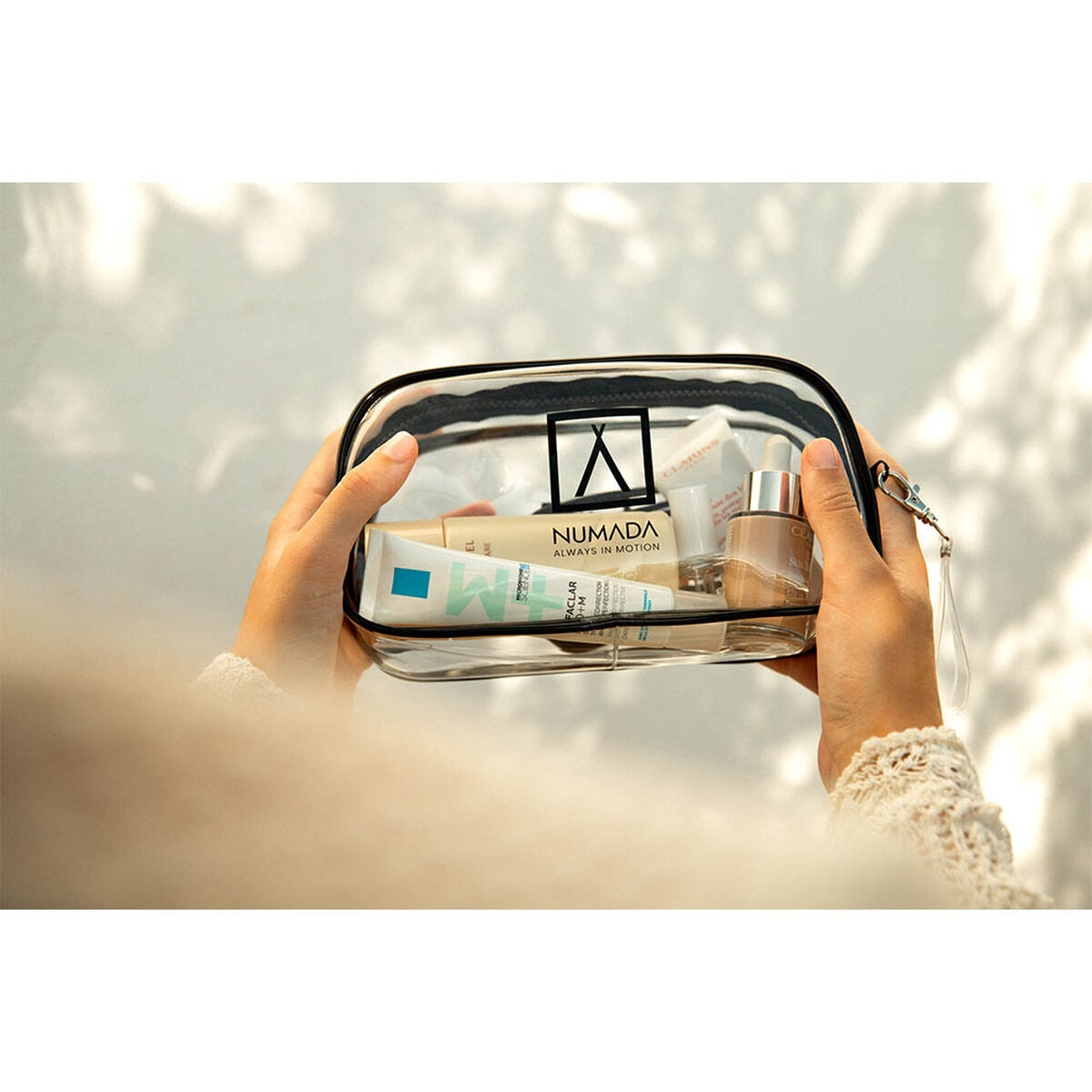 Neceser de Viaje Numada Transparente PVC 23 x 11,5 x 6,5 cm