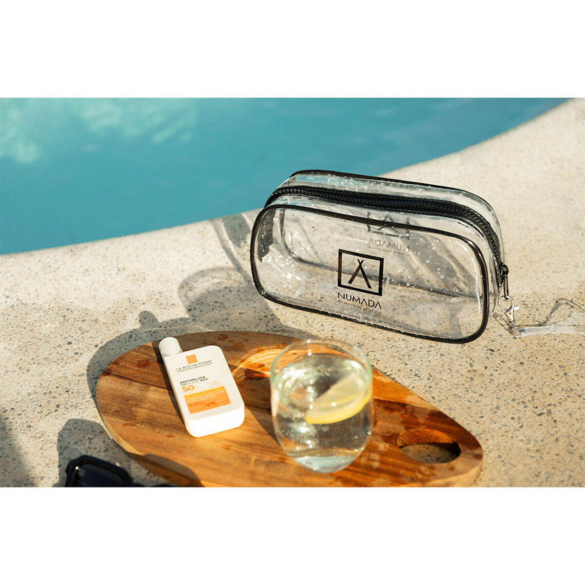 Neceser de Viaje Numada Transparente PVC 23 x 11,5 x 6,5 cm