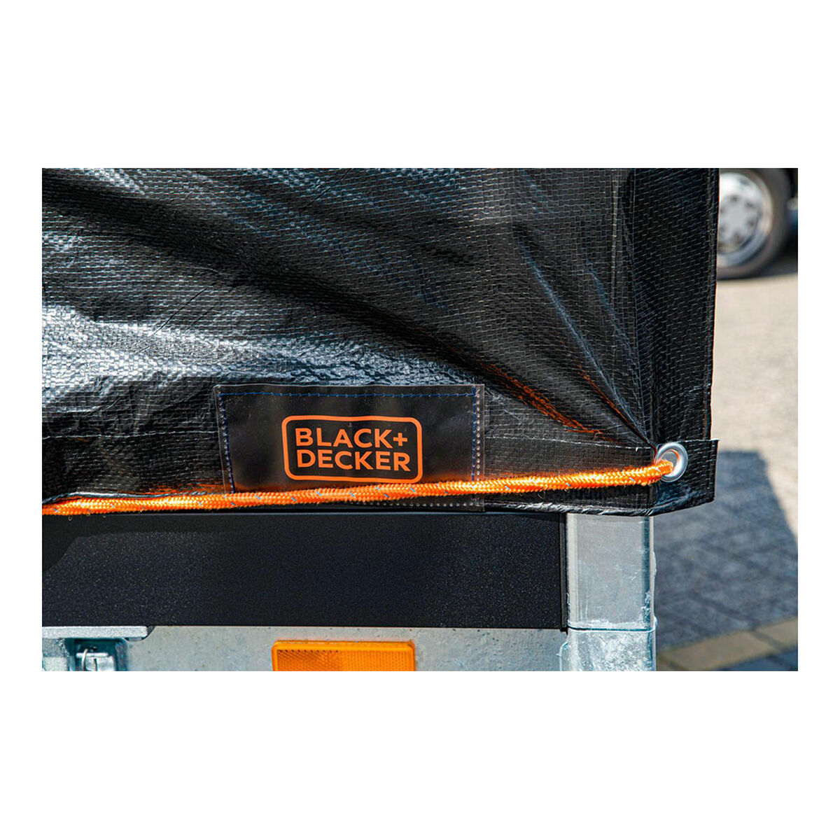 Funda para remolque Black & Decker Negro 3 x 4 m