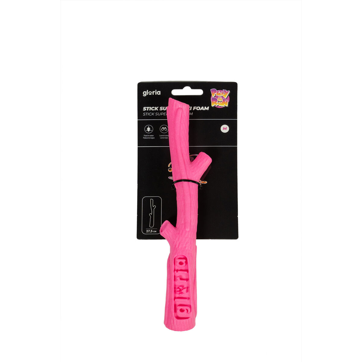 Juguete para perros Gloria PLAY AND RUN Rosa M 27,5 cm