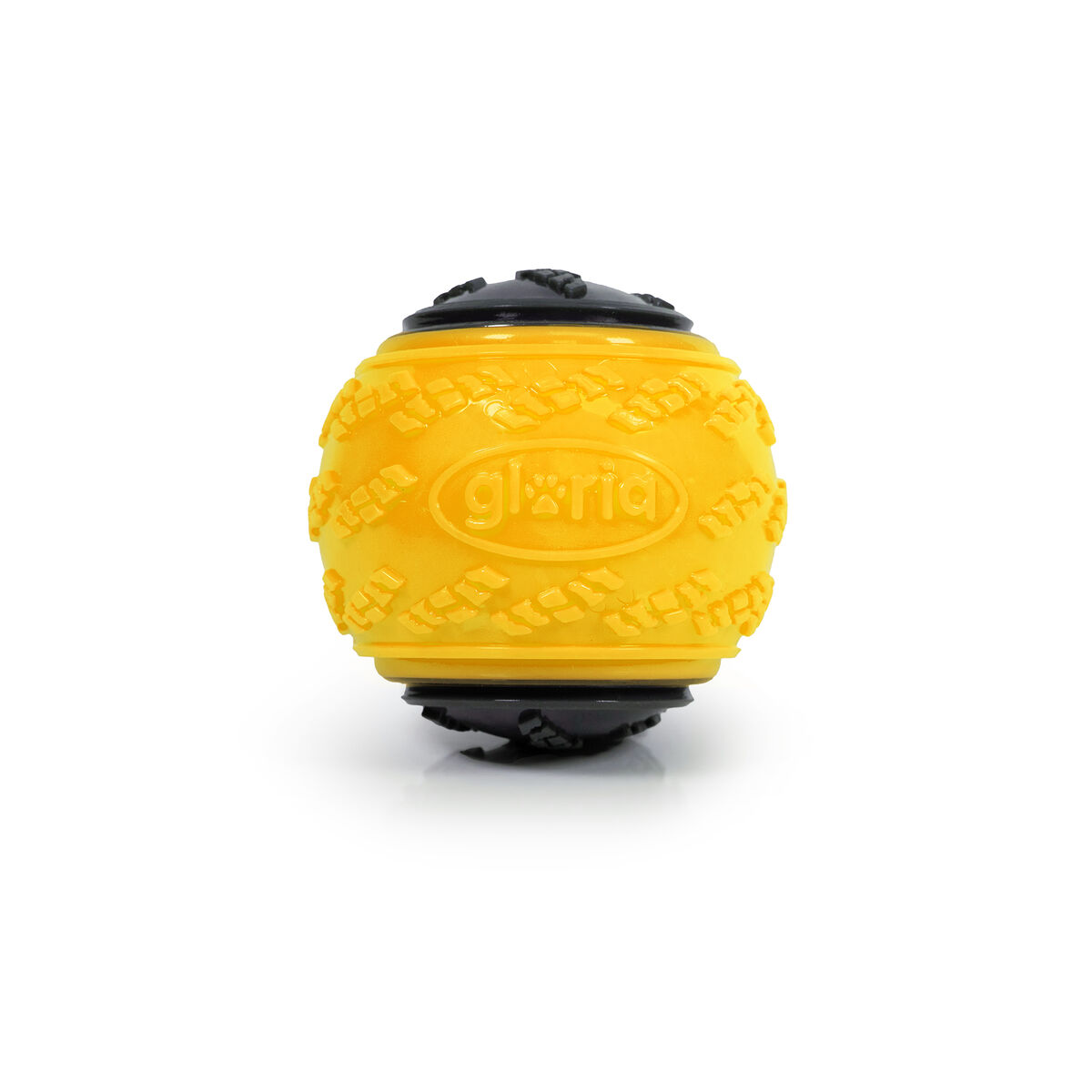 Pelota para Mascotas Gloria PLAY AND RUN Amarillo TPR L 8,89 cm