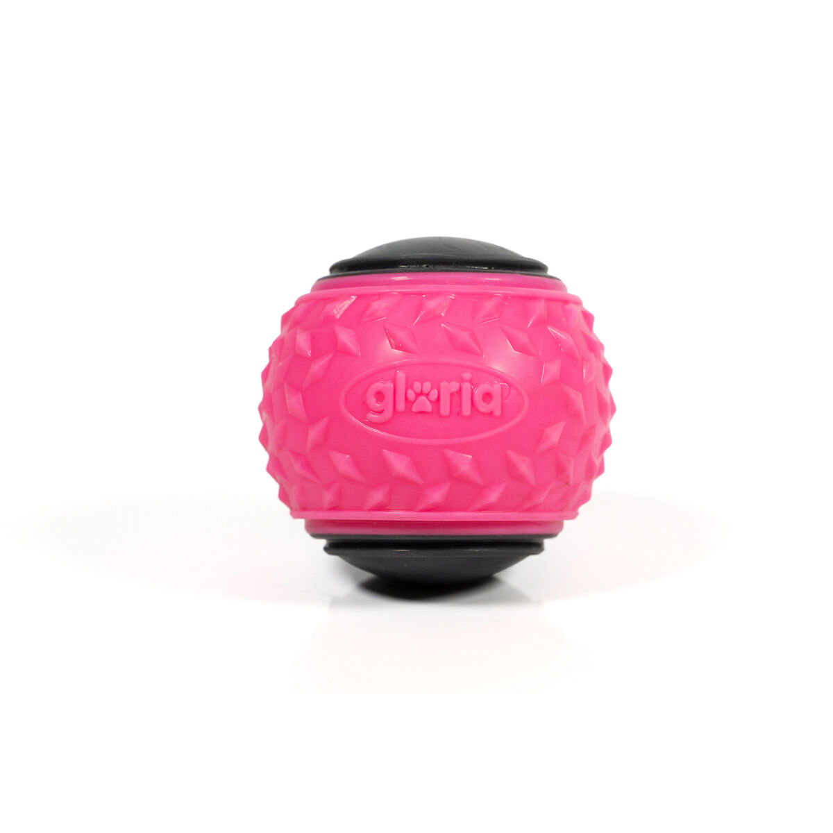 Pelota para Mascotas Gloria PLAY AND RUN Rosa TPR M 6,35 cm 2 Unidades
